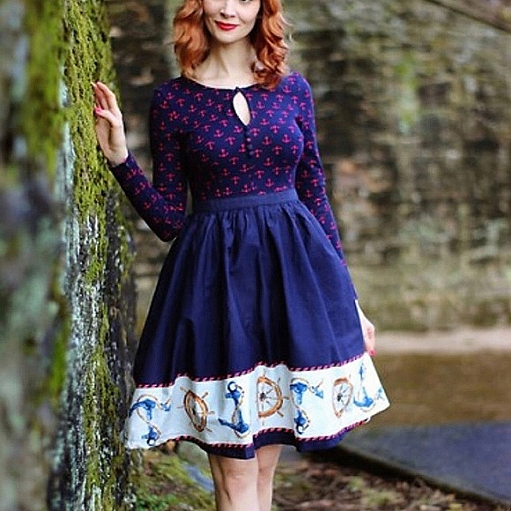 Summer, 4th of July Modcloth Nautical retro dress